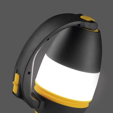 P4008 LED multifunkční kempingová svítilna 215lm 3x AA 9