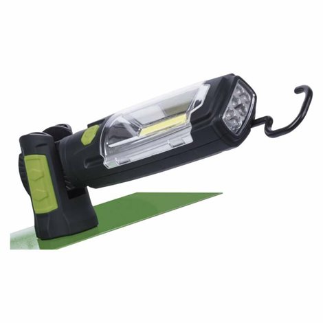 P4518 COB LED + LED nabíjecí pracovní svítilna 380lm 2500mAh 5