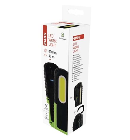 P4531 COB LED nabíjecí pracovní svítilna 400lm 2000mAh 15