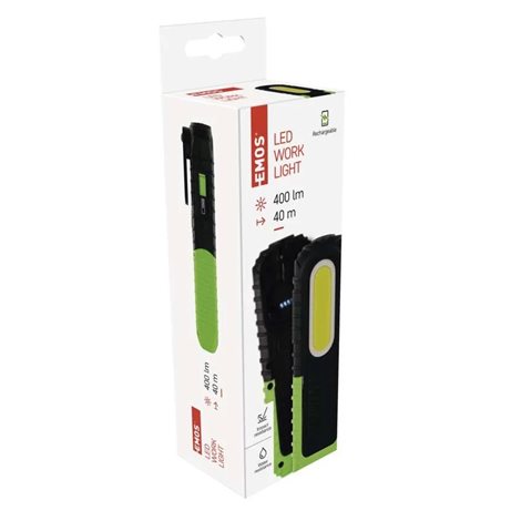 P4531 COB LED nabíjecí pracovní svítilna 400lm 2000mAh 16