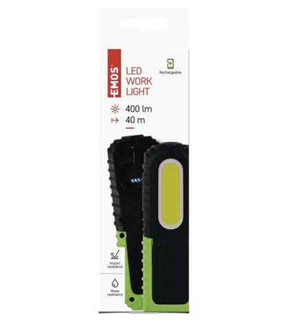 P4531 COB LED nabíjecí pracovní svítilna 400lm 2000mAh 14