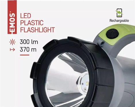 P2311 LED nabíjecí svítilna 300lm 2400mAh 12