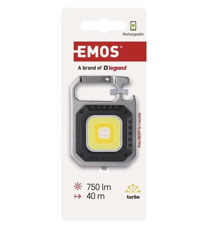 P4714 COB LED NABÍJECÍ PŘÍVĚŠKOVÁ SVÍTILNA 750 LM 9