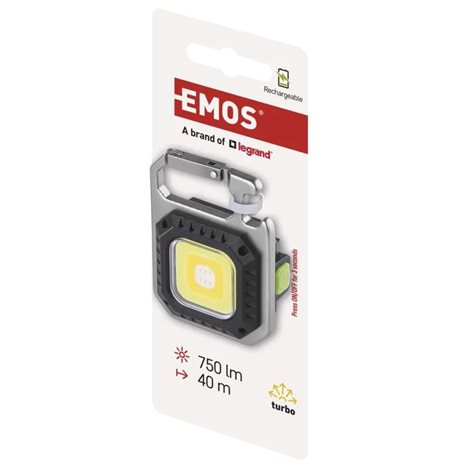 P4714 COB LED NABÍJECÍ PŘÍVĚŠKOVÁ SVÍTILNA 750 LM 10