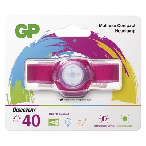 P8551P LED čelovka a světlo GP Everybody CH31, růžová 3