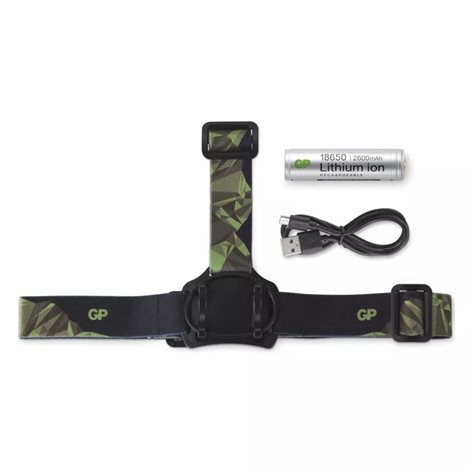 P8555 LED nabíjecí čelovka GP Discovery CHR35, 600 lm 3