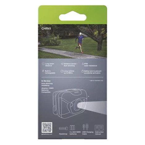P8572 LED nabíjecí čelovka GP Discovery CHR41, 300 lm 4