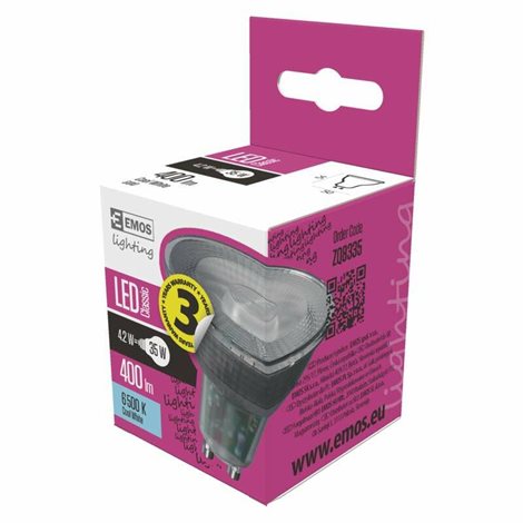 ZQ8335 LED CLS MR16 4,2W GU10 CW 5