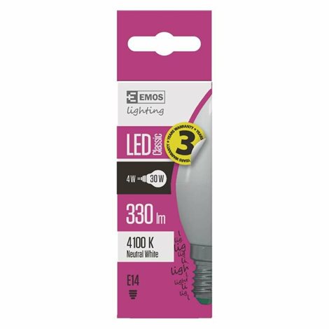 ZQ3211 LED CLS CANDLE 4W E14 NW 2