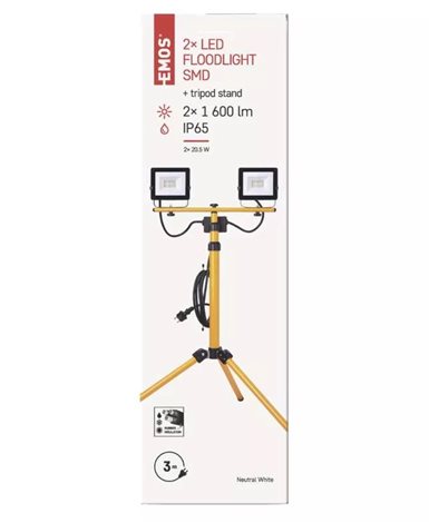 LED Reflektor 230 V  ZS2221.2 185x86cm 2x20W 1x1600lm 4000K IP65 3