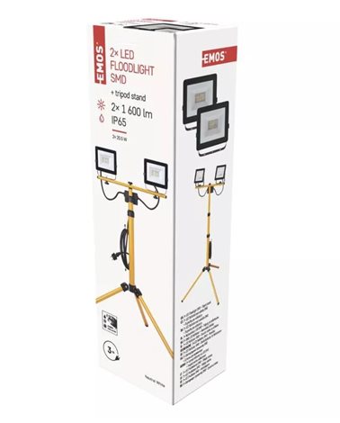 LED Reflektor 230 V  ZS2221.2 185x86cm 2x20W 1x1600lm 4000K IP65 4