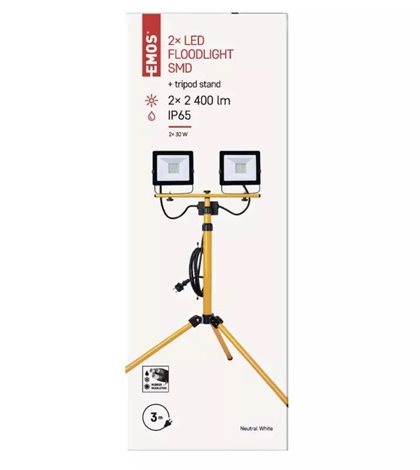 LED Reflektor 230 V  ZS2231.2 185x86cm 2x30W 2x2400lm 4000K IP65 3