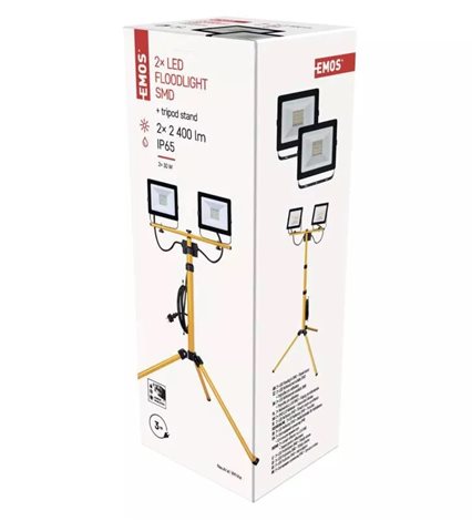LED Reflektor 230 V  ZS2231.2 185x86cm 2x30W 2x2400lm 4000K IP65 4