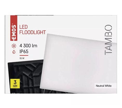 LED Reflektor TAMBO ZS2541 21x5,5x14,2cm 50W 4000lm 4000K IP65 7