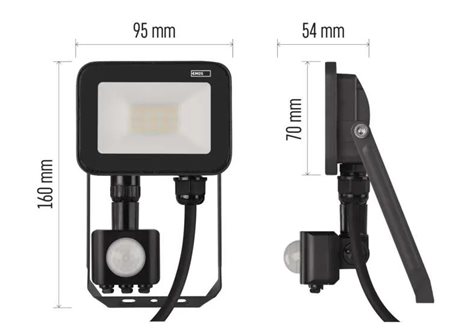 ZS2712 LED REFLEKTOR PROFI 10W 1100LM PIR 11