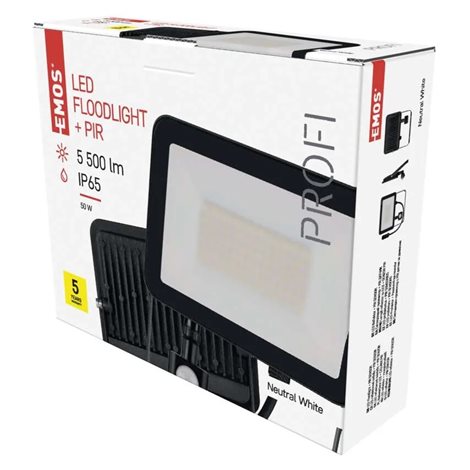 ZS2742 LED REFLEKTOR PROFI 50W 5500LM PIR 13