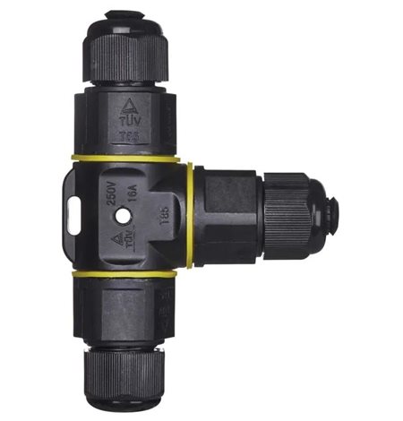 ZS9030 KABELOVÁ T SPOJKA PLASTOVÁ IP68, 3x2,5mm2, 250V, 16A 2