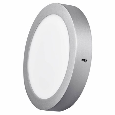 ZM5242 LED přisazené svítidlo PROFI stříbrné kruh, 22cm, 18W, 1500lm, 4000K 4
