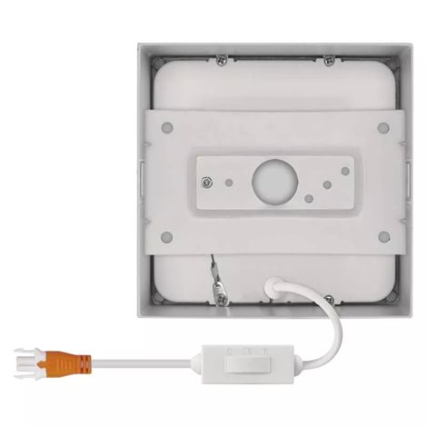 ZM6123 LED přisazené svítidlo NEXXO bílé čtverec 7,6W, 680lm, 3000-4000K, IP40, 12x12cm 2