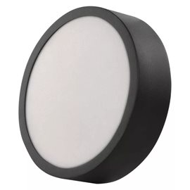 ZM5333 LED přisazené svítidlo NEXXO černé kruh 12,5W, 1100lm, 3000-4000K, IP40, 17cm