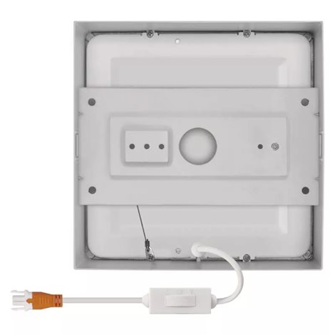 ZM6133 LED přisazené svítidlo NEXXO bílé čtverec  12,5W, 1100lm, 3000-4000K, IP40, 17x17cm 2