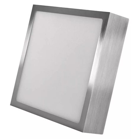 ZM6233 LED přisazené svítidlo NEXXO broušený nikl čtverec, 17x17cm, 12,5W, 1100lm, 3000-4000K 1