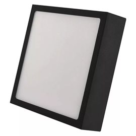 ZM6353 LED přisazené svítidlo NEXXO černé čtverec 28,5W, 2700lm, 3000-4000K, IP40, 30x30cm