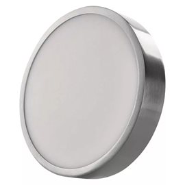 ZM5253 LED přisazené svítidlo NEXXO broušený nikl kruh, 30cm, 28,5W, 2700lm, 3000-4000K