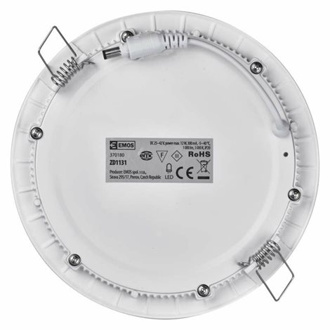 ZD1131 LED podhledové svítidlo PROFI bílé kruh 17,5cm, 12,5W, 1000lm, 3000K 4