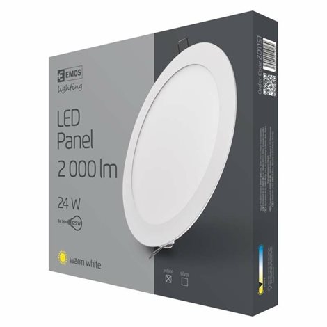 ZD1151 LED podhledové svítidlo PROFI bílé kruh 30cm, 24W, 2000lm, 3000K 6