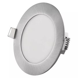 ZD1223 LED podhledové svítidlo NEXXO stříbrné kruh 7W, 480ln, IP40, 3000-4000K, 12cm