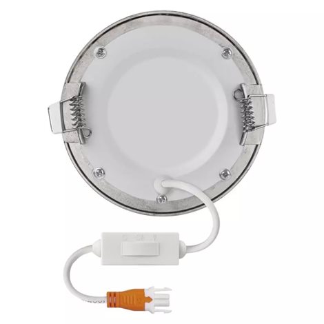 ZD1223 LED podhledové svítidlo NEXXO stříbrné kruh 7W, 480ln, IP40, 3000-4000K, 12cm 5