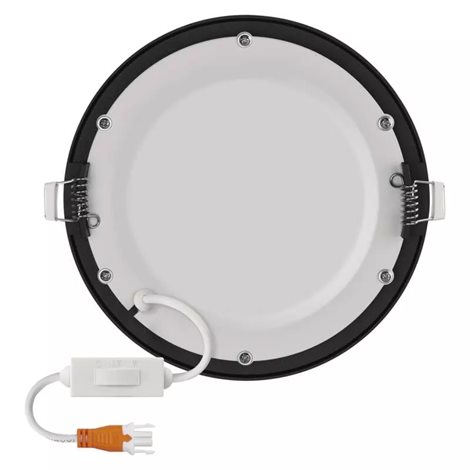 ZD1333 LED podhledové svítidlo NEXXO černé kruh 12,5W, 1050lm, 3000-4000K, IP40, 17cm 7