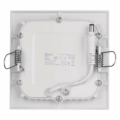 LED Panel vestavný ZD2121 čtverec 12x12cm 6W 450lm 3000K IP20 3