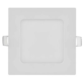 ZD2125 LED podhledové svítidlo NEXXO bílé čtverec 7W, 480lm, 4000K, IP40, 12x12cm