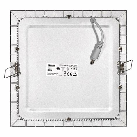 LED Panel vestavný ZD2242 čtverec 22,5x22,5cm 18W 1500lm 4000K IP20 3