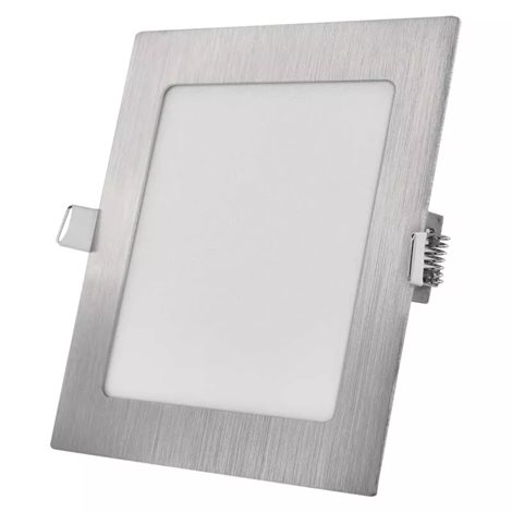 ZD2233 LED podhledové svítidlo NEXXO stříbrné čtverec, 17x17cm, 12,5W, 1050lm, 3000-4000K 1