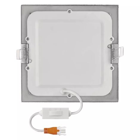 ZD2233 LED podhledové svítidlo NEXXO stříbrné čtverec, 17x17cm, 12,5W, 1050lm, 3000-4000K 5