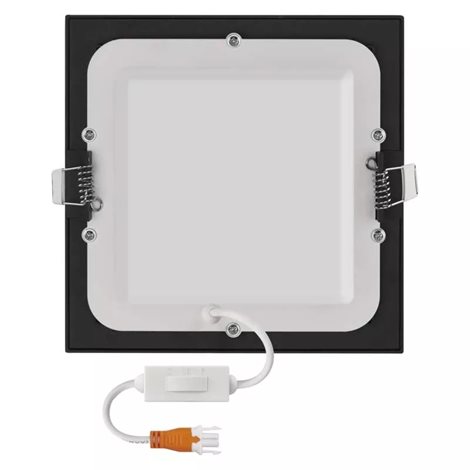 ZD2333 LED podhledové svítidlo NEXXO černé čtverec 12,5W, 1050lm, 3000-4000K, IP40, 17x17cm 5