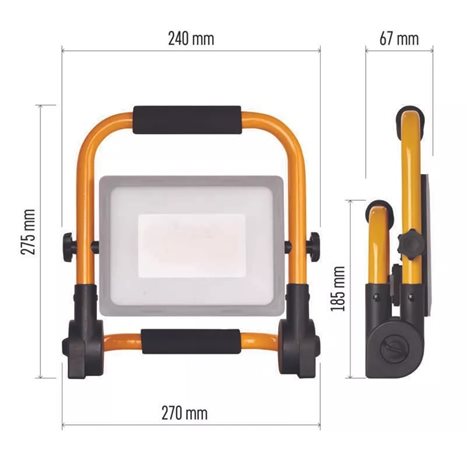 ZS3342 PŘENOSNÝ LED REFLEKTOR 51W 4600LM NW 16