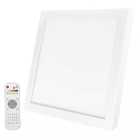 ZM5171 LED svítidlo přisazené RIVI čtverec 20W, 140-1400lm, 2700-6000K, IP20, 30x30cm 1
