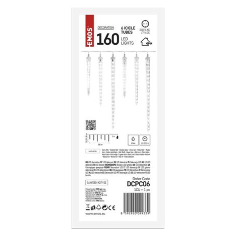 DCPC06 160LED ICICLE 6 TUBES CW FALL 4