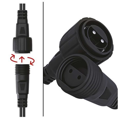D1AC01 CONNECT START UNIT POWER+CHAIN 100LED 10M IP44 CW 5