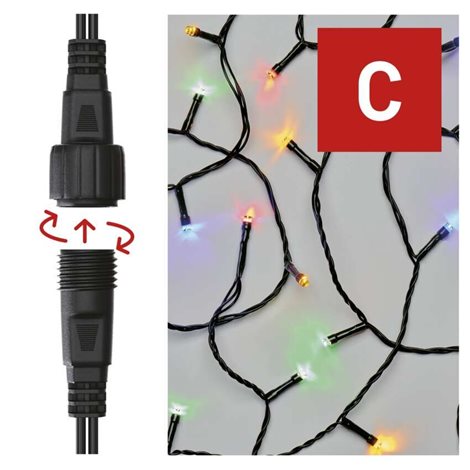 D1AM03 CONNECT CHAIN 100LED 10M IP44 MC 2