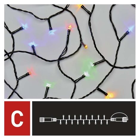 D1AM03 CONNECT CHAIN 100LED 10M IP44 MC 4
