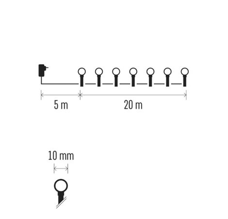 D5AW03 200LED XMAS CHERY TIMER 20M WW 3