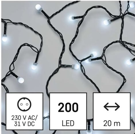 D5AC03 200LED XMAS CHERY TIMER 20M CW 2