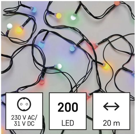 D5AM03 200LED XMAS CHERY TIMER 20M MC 2