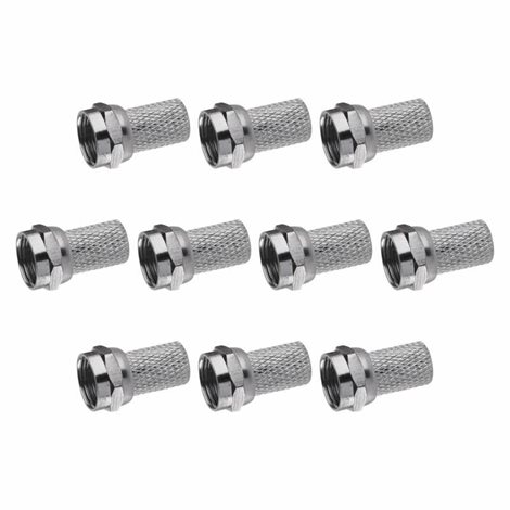 K7331 Konektor F vidlice pro koax CB50, CB100, 10 ks 3