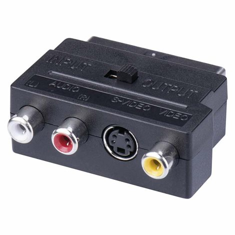K9304 Redukce SCART na 3x CINCH + SVHS adaptér 1